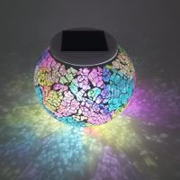 Multi-Colored Changing Solar Powered Ball Garden Lights, Solar Table Lights Waterproof Solar Led Night Light for Outdoor/Indoor Decora Ideal Gift