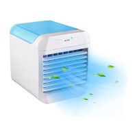 Portable Air Cooling Fan, Evaporative Air Cooler Instant Cool and Humidify with 3 Speeds No Noise Small Fan Bladeless Fan for Room Office