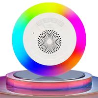 Waterproof Bluetooth with LED Lights Shower Speaker Portable Wireless Bluetooth 5.0 for Shower,Party and Swimming