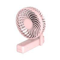 Pink Handheld Fan,2000mAh Portable Fan Mini fan Small Personal Fan,Desk Fan Hand Held Fan Rechargeable Battery Operated Cooling Electric Fan