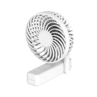White Handheld Fan,2000mAh Portable Fan Mini fan Small Personal Fan,Desk Fan Hand Held Fan Rechargeable Battery Operated Cooling Electric Fan