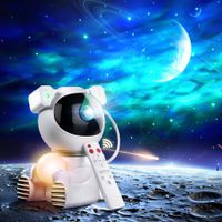 Astronaut Galaxy Projector, Star Nebula Projector Night Light with 8 Modes ,Timer and Remote Control Gift for Kids Adults for Bedroom Party Decoration