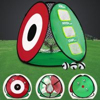 Golf Practice Net 3-ball 4 Sided Golf Cutting Net 3 Holes Cutting Ball Cage That Can Be Used Indoors and Outdoors
