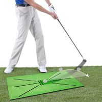 Directional Golf Swing Training Mat, Swing Track Practice Marking Pad, Batting Ball Trace Pad, 30x60cm