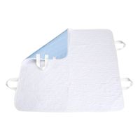 85*90cm-Waterproof Reusable Underpad with 4 Positioning Strap Handles,Washable Incontinence Bed & Surface Overlay, Super Absorbent