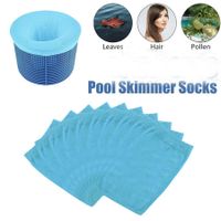 Pool Skimmer Socks,5 Pack Reusable Effective Pool Filter Basket Socks,Filters Baskets and Skimmers to Filter Leaves,The Ideal Sock/Net/Saver to Protect Your Pool