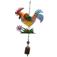 Chicken Wind Chimes Outdoor Chicken Gifts  Rooster Birthday Gifts Memorial Gift Metal WindChimes for Outside/Indoors, Home Decorations