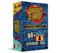 Lyrically Correct 90's Expansion Pack Music Trivia Card Game, Multi-Generational Family Gatherings, Adult Game Night and Fun Trivia