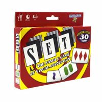 SET Enterprises SET - The Family Card Game of Visual Perception - Race to Find The Matches, For Ages 8+,81 Cards, Rules included