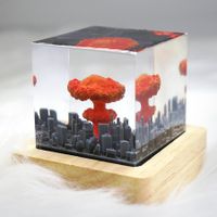 Mushroom Cloud Nuclear Explosion Lamp, Atomic Bomb Model Atmospheric Lamp,Children's Room As Well As Living Room Decoration, Creative Christmas Gifts For Friends