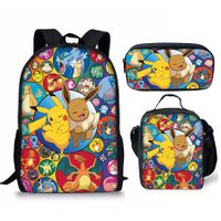 16 Inch Backpack Kids Backpack School Bookbag with strap bag Pencil Case Middle High School Backpack for Teen Boys Girls