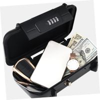 Portable lock safe Beach Hotel Mobile Phone and Valuables Storage Box  Password Lock Secure and Convenient Travel Valuables and Personal Items