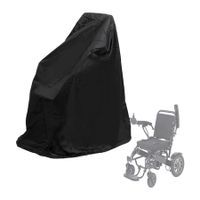 Electric Wheel Chair Cover Waterproof Mobility Scooter Storage Cover for Travel Power Wheelchair 115 x 75 x 130 cm, Black