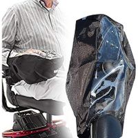 Power Wheelchair Joystick Protector Cover, Waterproof Electric Wheelchair Arm Joystick Cover, Black