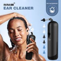 Ear Wax Remover Electric Cleaner Earwax Removal Kit Irrigation Flusher Spray Automatic Cleaning Tool Smart Washer Basin 220ml Water Tank
