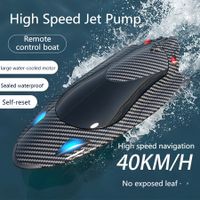 40Km/H Rc Boat 2.4G Brushless Electric Twin Turbo High Speed Racing Speedboat Waterproof Yacht Carbon Rc Boat Electric Kid Toy