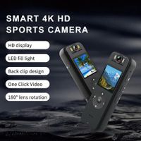 HD 4K DV Sports Camera Night Vision WIFI Outdoor Sports Bicycle Driving Recorder with Back Clip Law Enforcement Recorder