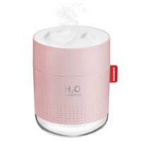 Portable Mini Humidifier,500ml Small Cool Mist Humidifier,USB Personal Desktop Humidifier (Pink)