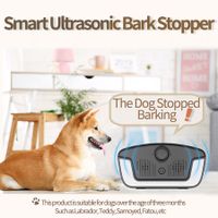 Bark Control Device Ultrasonic Anti Barking Device Rechargeable Stop Dog Barking Tool Barks Stopper for Puppy Small Medium Large Dogs