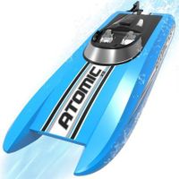 Volantexrc 2.4G 2CH 795-5 ATOMIC XS Mini RC Boat 30km/h Waterproof Reverse Water-Cooled Vehicles Models RTR Pool LakesToysBlue