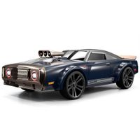 RTR 1/14 2.4G 4WD Drift RC Car Retro LED Light High Speed Full Proportional Flat On-Road Classic Vehicles Grey