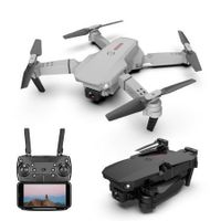 2.4G WiFi FPV with 4K 720P HD Dual Camera Altitude Hold Mode Foldable without CameraTwo BatteriesGrey