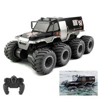 Q137 8WD 2.4G RC Car Amphibious Remote Control Climbing Off Road TruckYellow