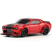 Turbo Racing C75 RTR 1/76 2.4G RWD Mini RC Car Sports Truck LED Lights Full Proportional Vehicles Model Kids Children ToysBlack