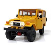 WPL C34KM 1/16 Metal Edition Kit 4WD 2.4G Crawler Off Road RC Car 2CH Vehicle Models With Head LightBlue