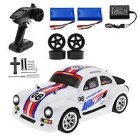 RC Car Drift Two Battery Brushed/Brushless RTR 1/16 2.4G 4WD LED Light High Speed 40km/h Vehicles Models Two Batteries