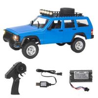 RTR 1/12 2.4G 4WD RC Car Rock Crawler LED Lights Off-Road Truck Full Proportional Vehicles Models One Battery Silver