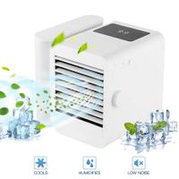 Mini Portable Air Conditioner Fan Cooler 1000ML Cooling Touch-Screen 99-speed Humidifier Household