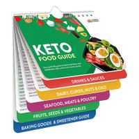 Keto Cheat Sheet Magnets Booklet, Keto Diet for Beginners