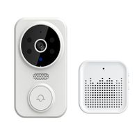 (White)M8 Wireless Doorbell Camera, Smart Video Doorbell Camera Visible Doorbells,HD IR Night Vision Surveillance Doorbell