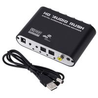 5.1 Audio Decoder Digital AC3 Optical to Stereo Surround Analog HD 2 SPDIF Ports HD Audio Rush for HD Players DVD