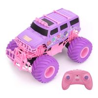 2.4G Electric Remote Control Hummer Car, RC Off-Road Vehicle RC Racing Pink/Purple Crawler Car Toy, Birthday Christmas Gift for Children