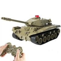 RC Tank Truck Vehicles,2.4Ghz Radio Controlled Tank Toy 270°Rotational Realistic Sounds Great Gift for Kids