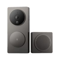 Video Doorbell G4,1080P FHD HomeKit Secure Video Doorbell Camera,Local Face Recognition and Automations,Wireless or Wired,Gray (Chime Included)
