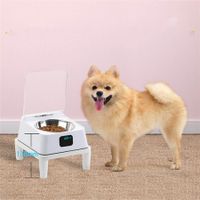 Automatic Smart Cat Feeder Bowl Sensitive Open Cover Pet Feeder  IR Induction for Small Pet with a 138mm Holder
