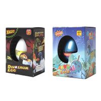 Set of 2 Surprise Growing Hatching Rainbow Egg Kids Toys (Dolphin+Dinoszur)