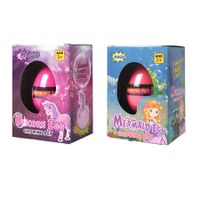 Set of 2 Surprise Growing Hatching Rainbow Egg Kids Toys (Unicorn+Mermaid)