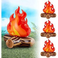 Inflatable Campfire Balloon Artificial Flame PVC Balloons Outdoor Travel Camping Decoration Christmas Party Supplies Props