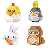 4 Pack Easter Building Block Toys for Kids Boys Girls Teens Easter Basket Stuffers Gifts