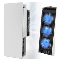 Cooling Fan for PS5, Quiet Cooler Fan with LED Light