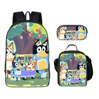 School Bag For Primary And Secondary School Students Three-Piece Set, Backpack+Shoulder Bag+Pencil Case