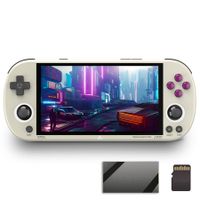 Trimui Smart Pro 4.96 inch Handheld Game Console Preinstalled Emulator System Grey 64GB