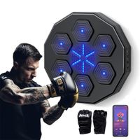 Music Boxing Machine with Boxing Glove Home Wall Mount Music Machine Suitable for Kid