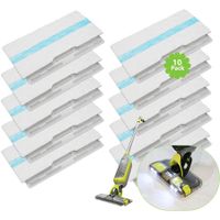 Disposable Hard Floor Vacuum Cleaner and Mop Refills for Shark Vacmop Pro VM252 VM250 VM200, Part VMP30 (Pack of 10)