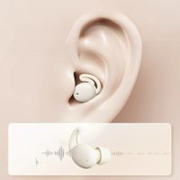 Sleep Earbuds Side Sleepers Invisible Wireless Bluetooth 5.3 Ear Buds Noise Cancelling Mini Earbuds for Small Ear  Hidden Heaphones White