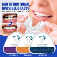 3 Stages Dental Orthodontic Braces Teeth Retainer Bruxism Mouth Guard Teeth Straightener Device